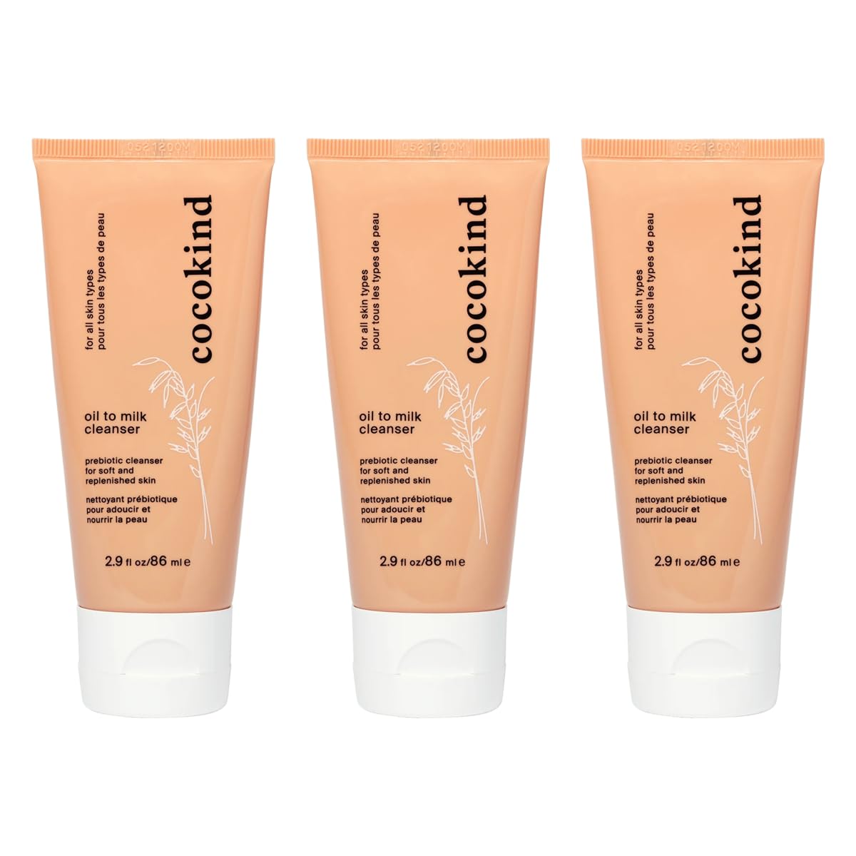Cocokind limpiador facial aceite a leche, dispersión suave para limpieza suave y nutritiva.