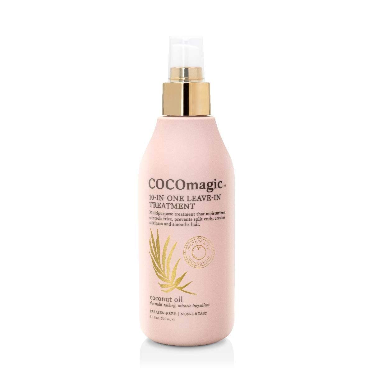 Cocomagic 10-en-1, botella de 8 onzas para hidratación y suavidad.
