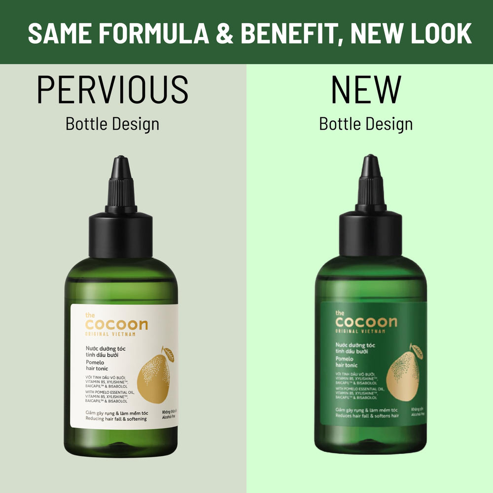 COCOONORIGINAL Tonico Pomelo rociado sobre el cuero cabelludo para absorción eficiente.