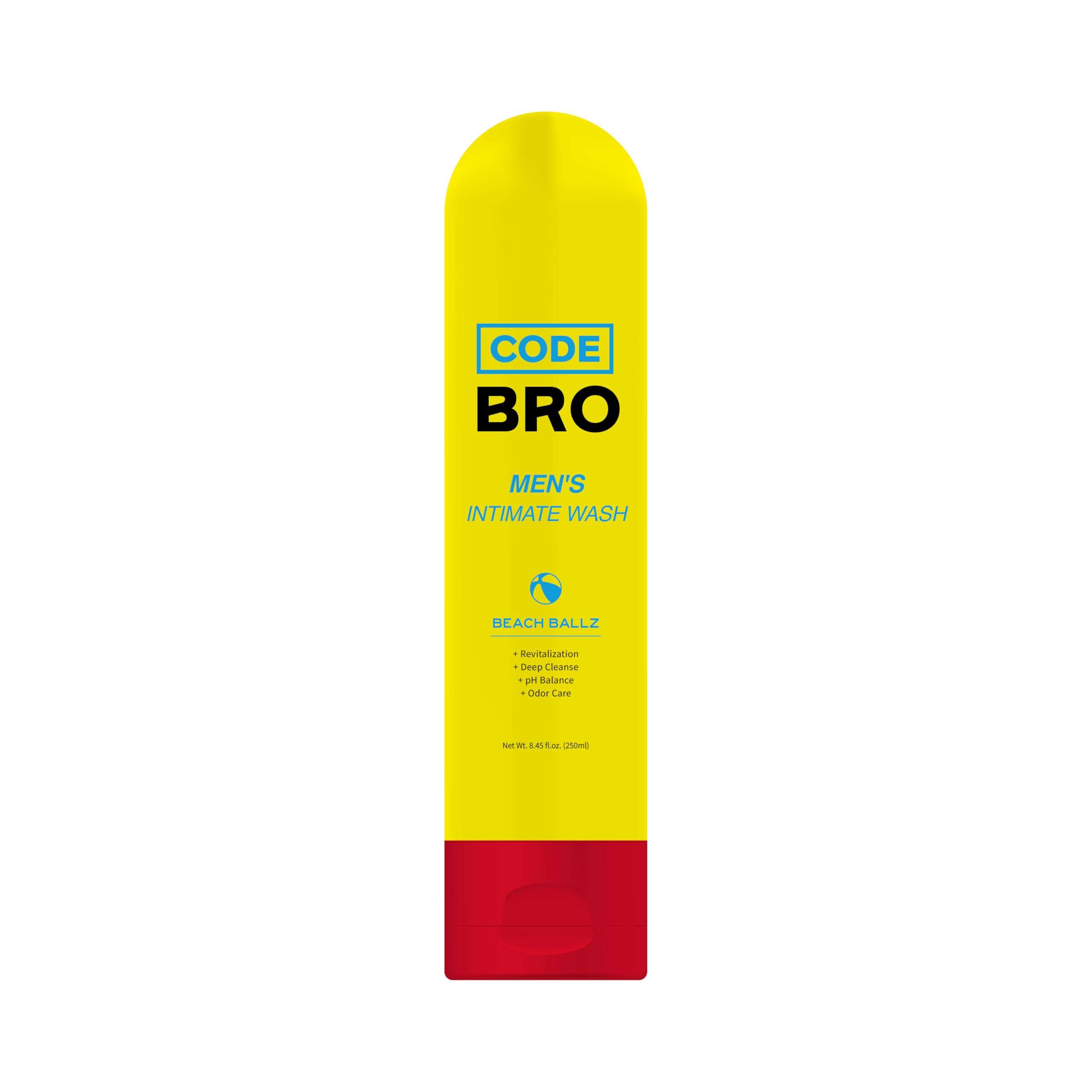 Code Bro Beach Ballz botella 250 ml para higiene diaria fresca