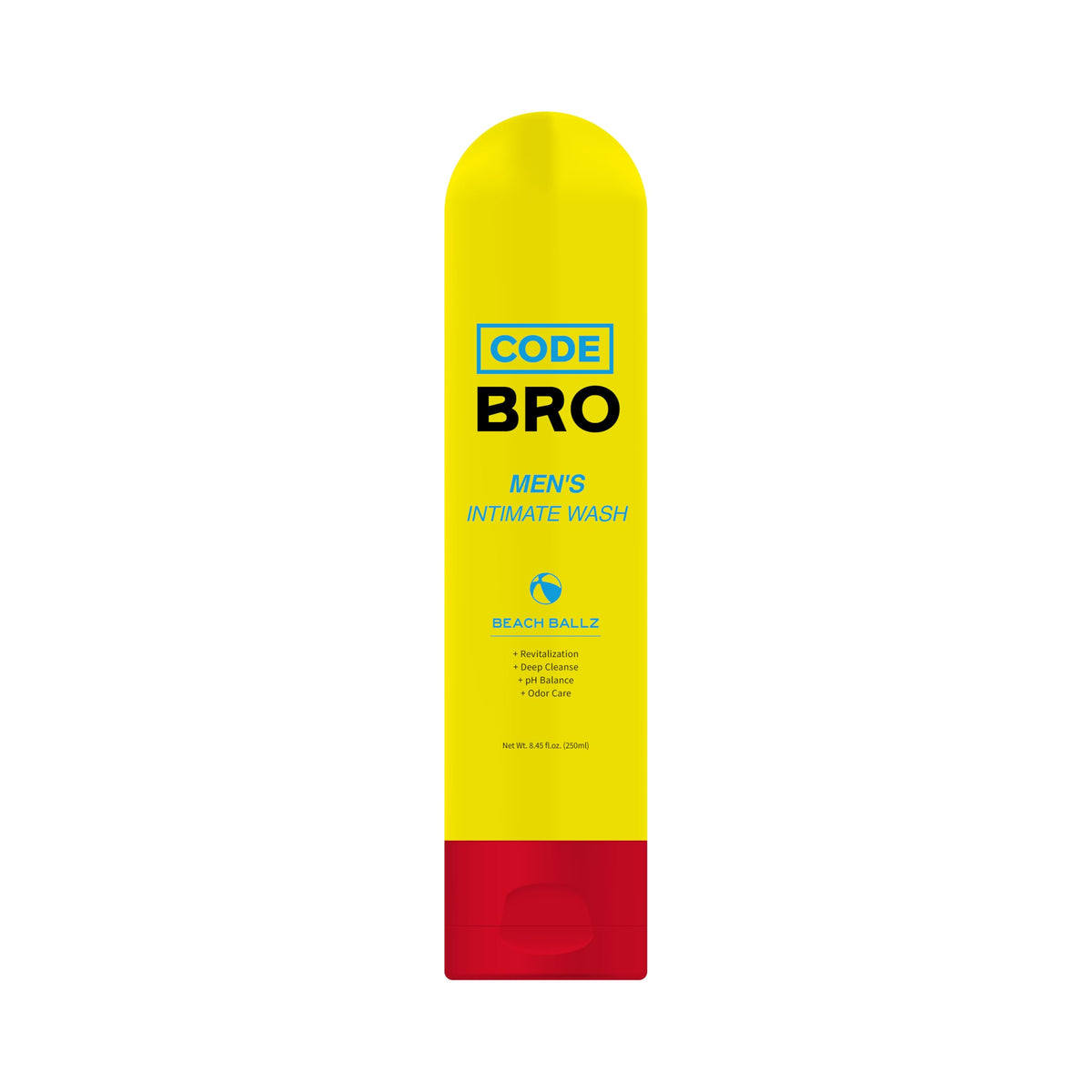 Code Bro Beach Ballz botella 250 ml para higiene diaria fresca