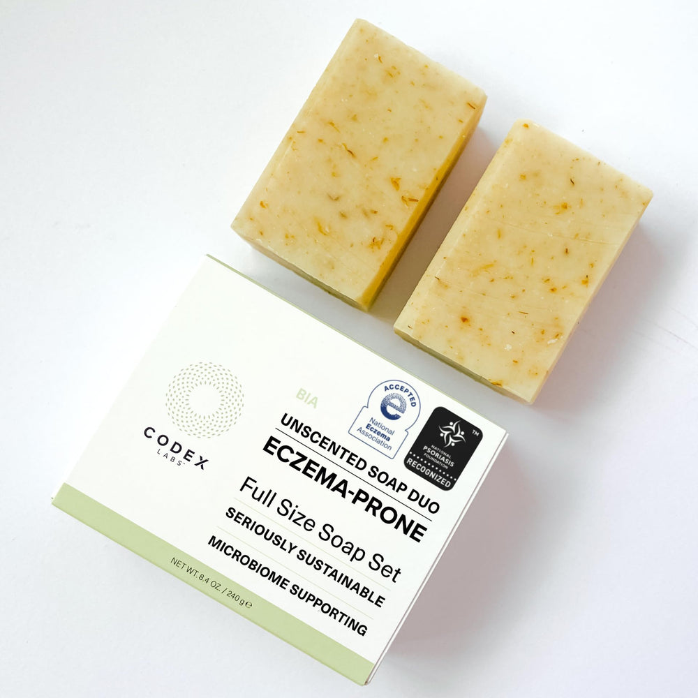 Codex Labs Jabón Eczema con aceite de oliva para limpieza suave y nutrición