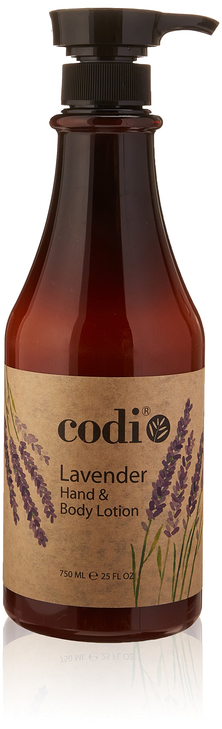 CODi Loción Lavanda 750 ml, botella frontal, hidratación suave para manos