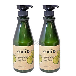CODi loción pepino para manos y cuerpo, hidratación suave y aroma fresco para uso diario