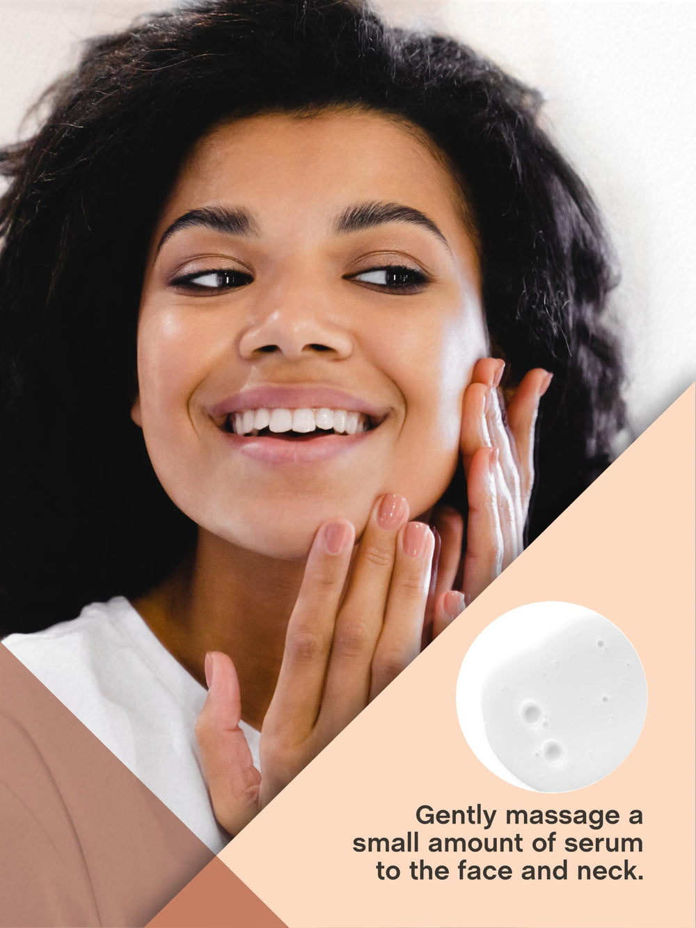 Piel suave tras usar Coera Retinol Serum, sensación de hidratación.