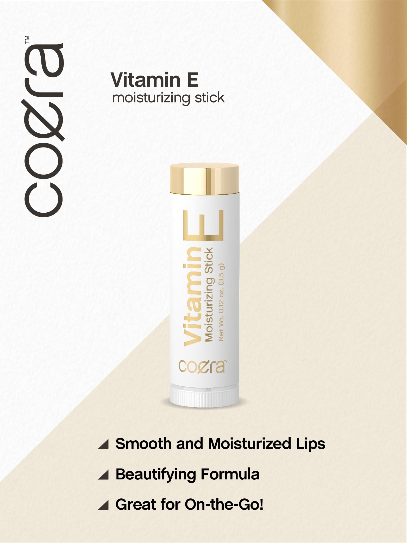 Coera Vitamina E Stick, conjunto de dos, para llevar y aplicar en cualquier ocasión.