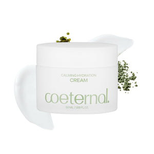 Coeternal crema hidratante calmante en botella, hidratación suave para piel sensible