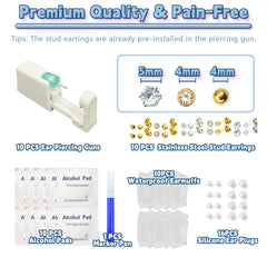 Pendientes CZ 5mm en plata COLAYERIST para un estilo diario seguro.