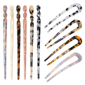 Coldairsoap palillos acetato colección completa para crear peinados variados