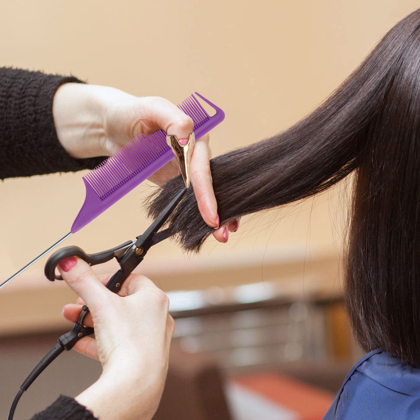 Coldairsoap peines cola de ratón desenredan y separan el cabello con facilidad.