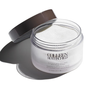 COLLEEN ROTHSCHILD pads exfoliantes en empaque, renovación suave diaria para la piel