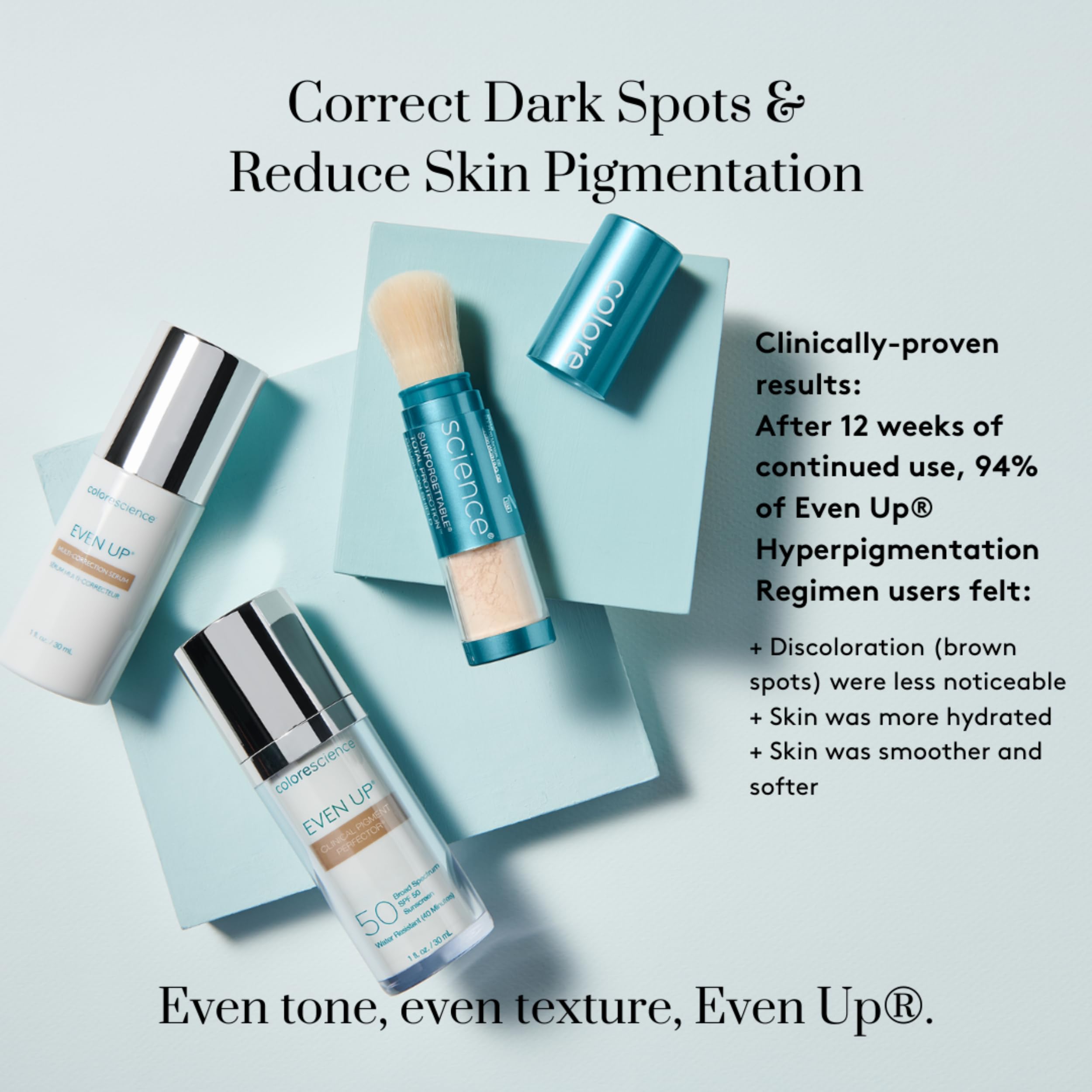 Colorescience Even Up: textura ligera que se mezcla con maquillaje