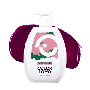 COLORLOMO shampoo adiós verdor: botella lista para uso, neutraliza tonos verdosos.