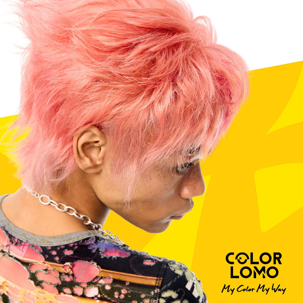 COLORLOMO champú rosa apto para tonos cálidos rosados.