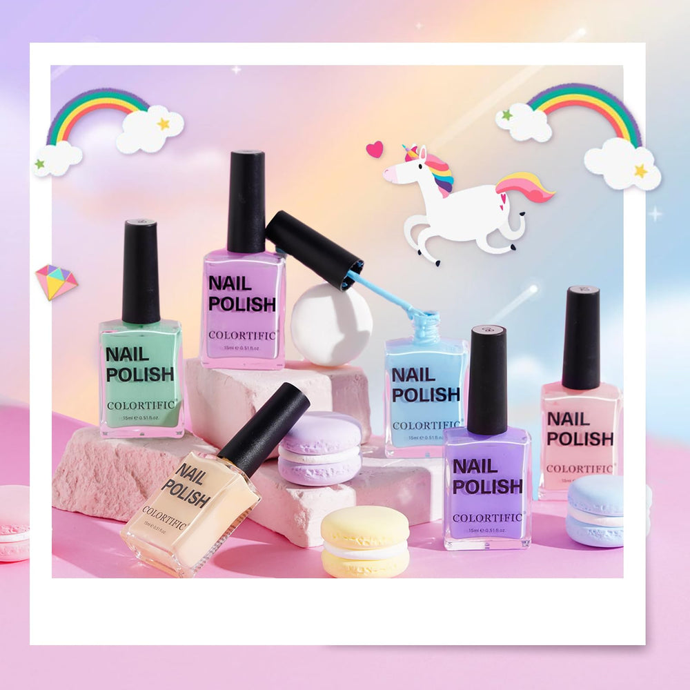 COLORTIFIC quitar sin daño y renovar el color de uñas fácilmente.