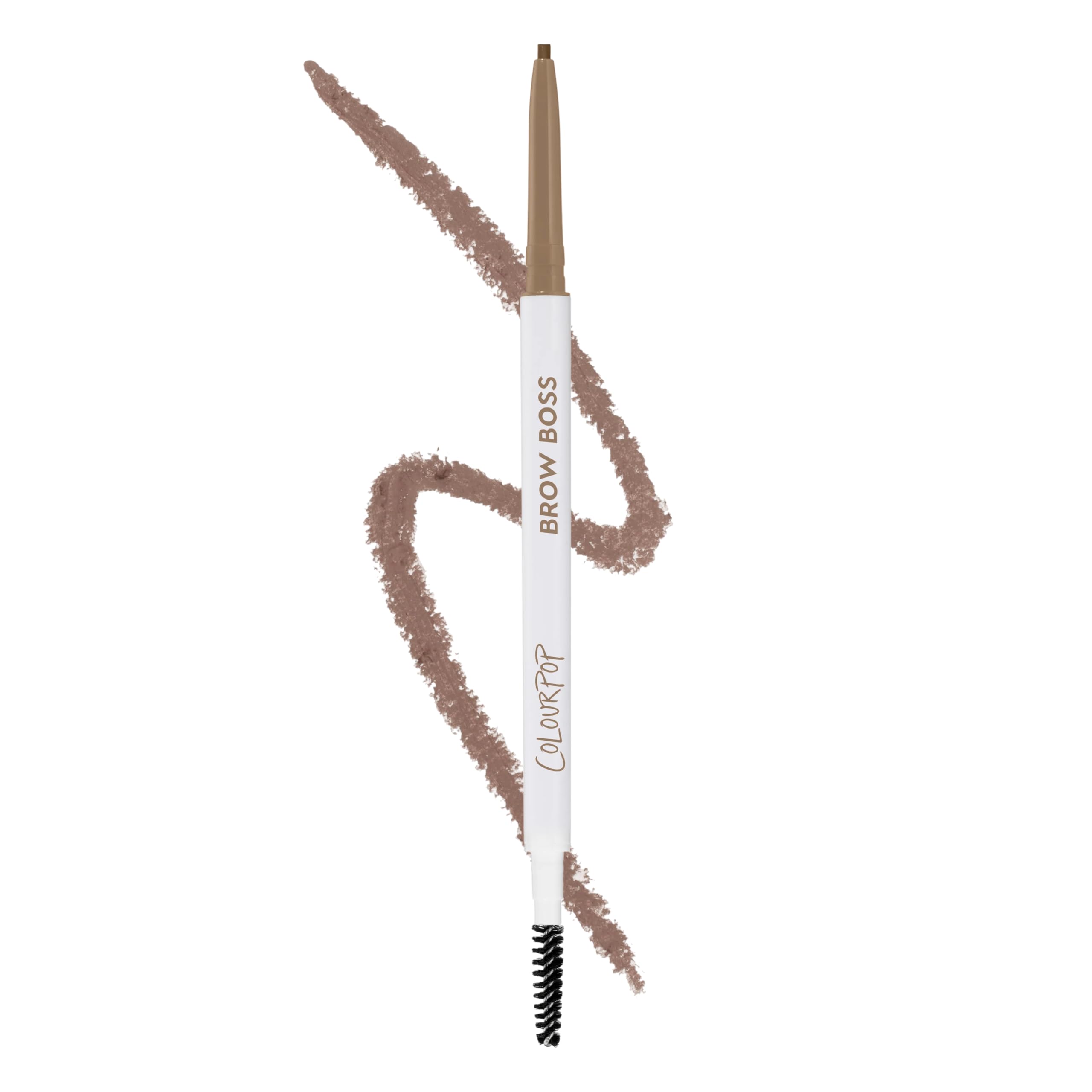 ColourPop Brow Boss en taupe: punta precisa para trazos naturales