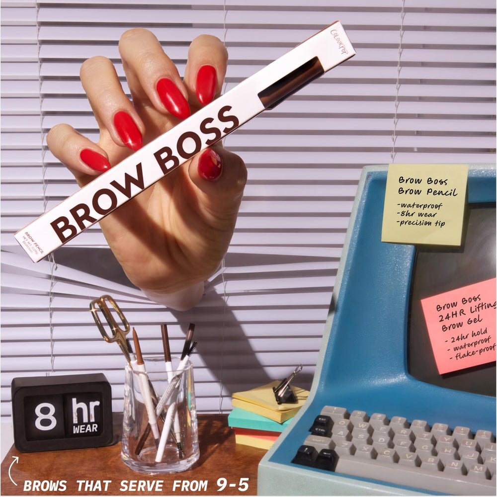 ColourPop Brow Boss crea trazos de pelo naturales y progresivos.