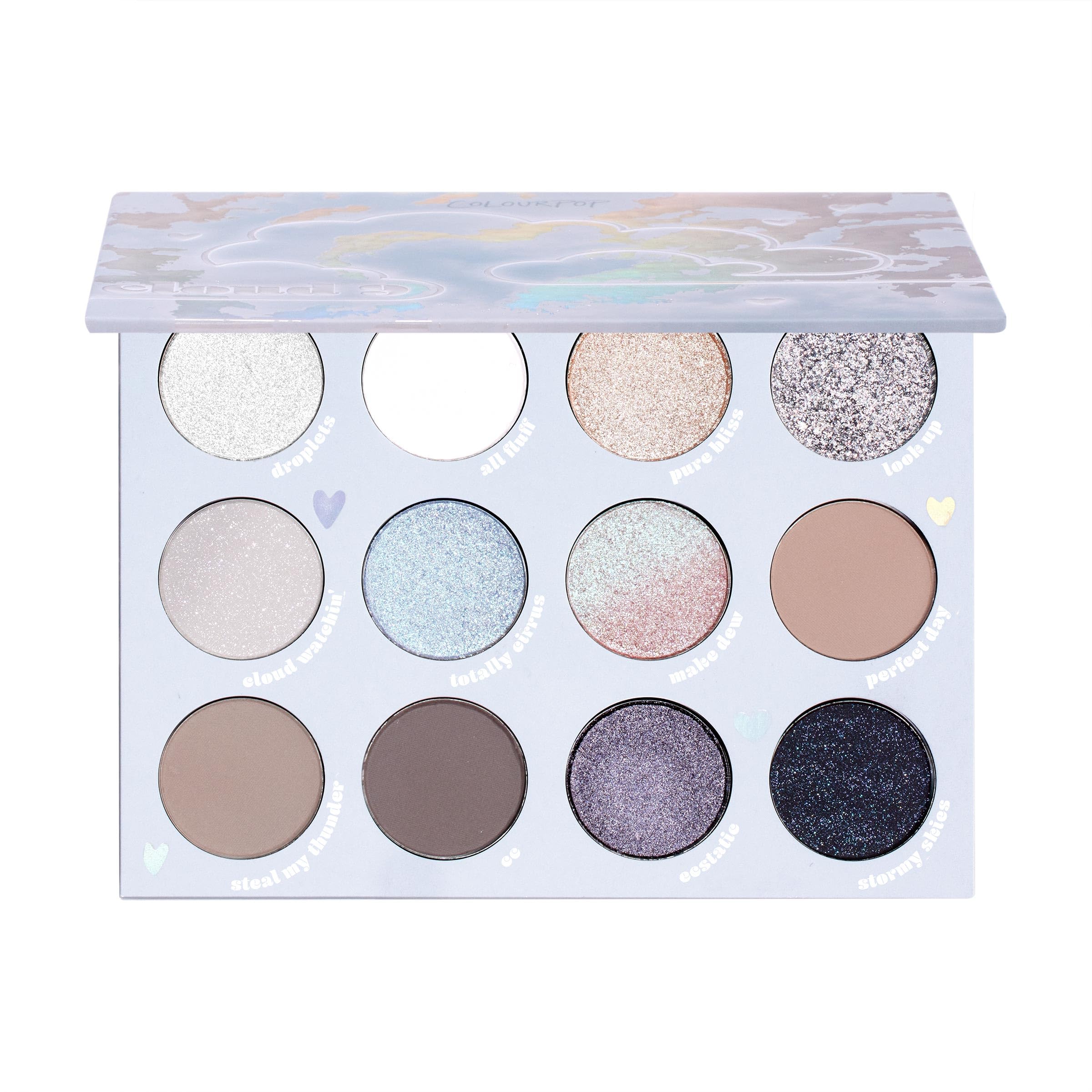 ColourPop Cloud 9: paleta de sombras para looks versátiles diarios.