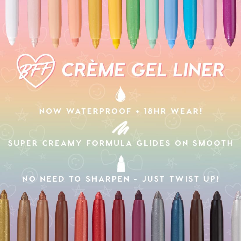 ColourPop Crème Gel delineador para ojos Plum Smash, deslizamiento suave para aplicación precisa