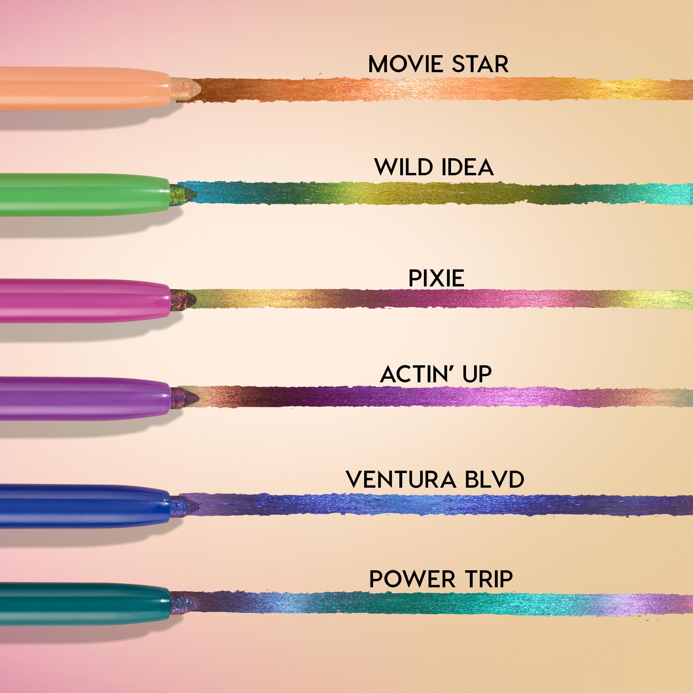 ColourPop delineador crema gel difuminado para efecto ahumado.
