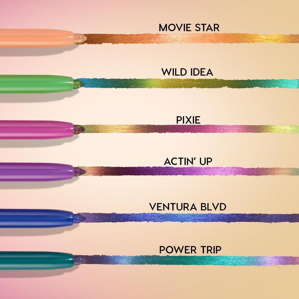 ColourPop delineador crema gel difuminado para efecto ahumado.