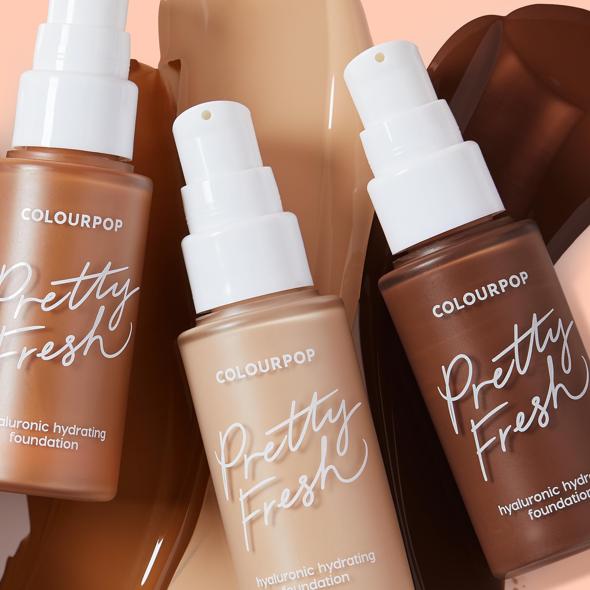 ColourPop Pretty Fresh fundación, ideal para uso diario con acabado natural.