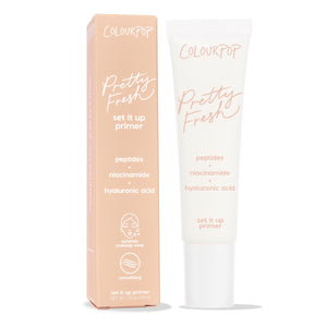 ColourPop Pretty Fresh Primer, textura crema-gel suave, base transpirable.