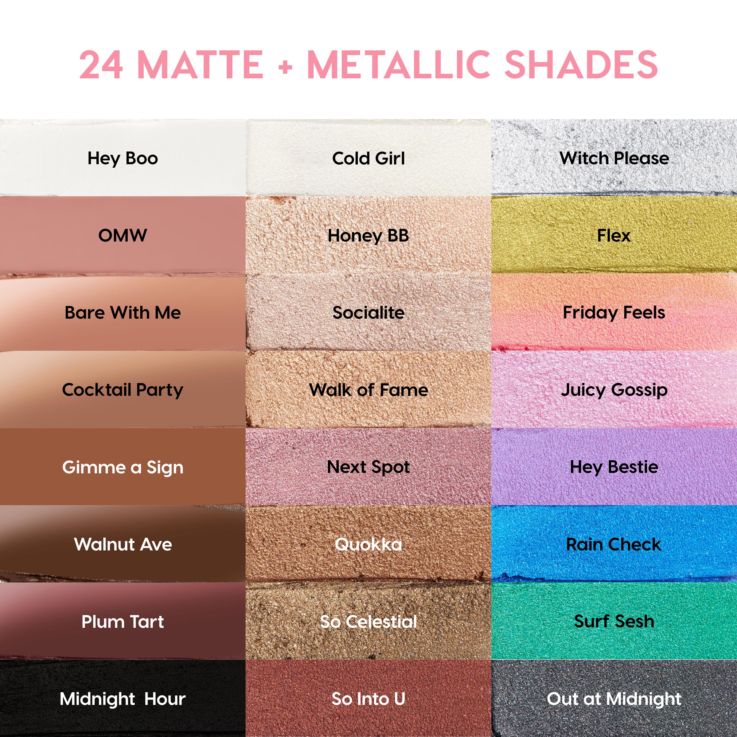 Shadow Stix Rose Goals acabado mate y metalizado para looks versátiles.