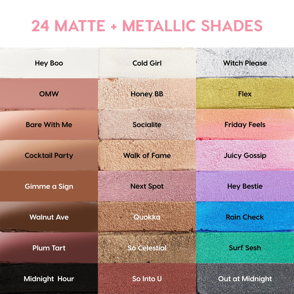 Shadow Stix Rose Goals acabado mate y metalizado para looks versátiles.