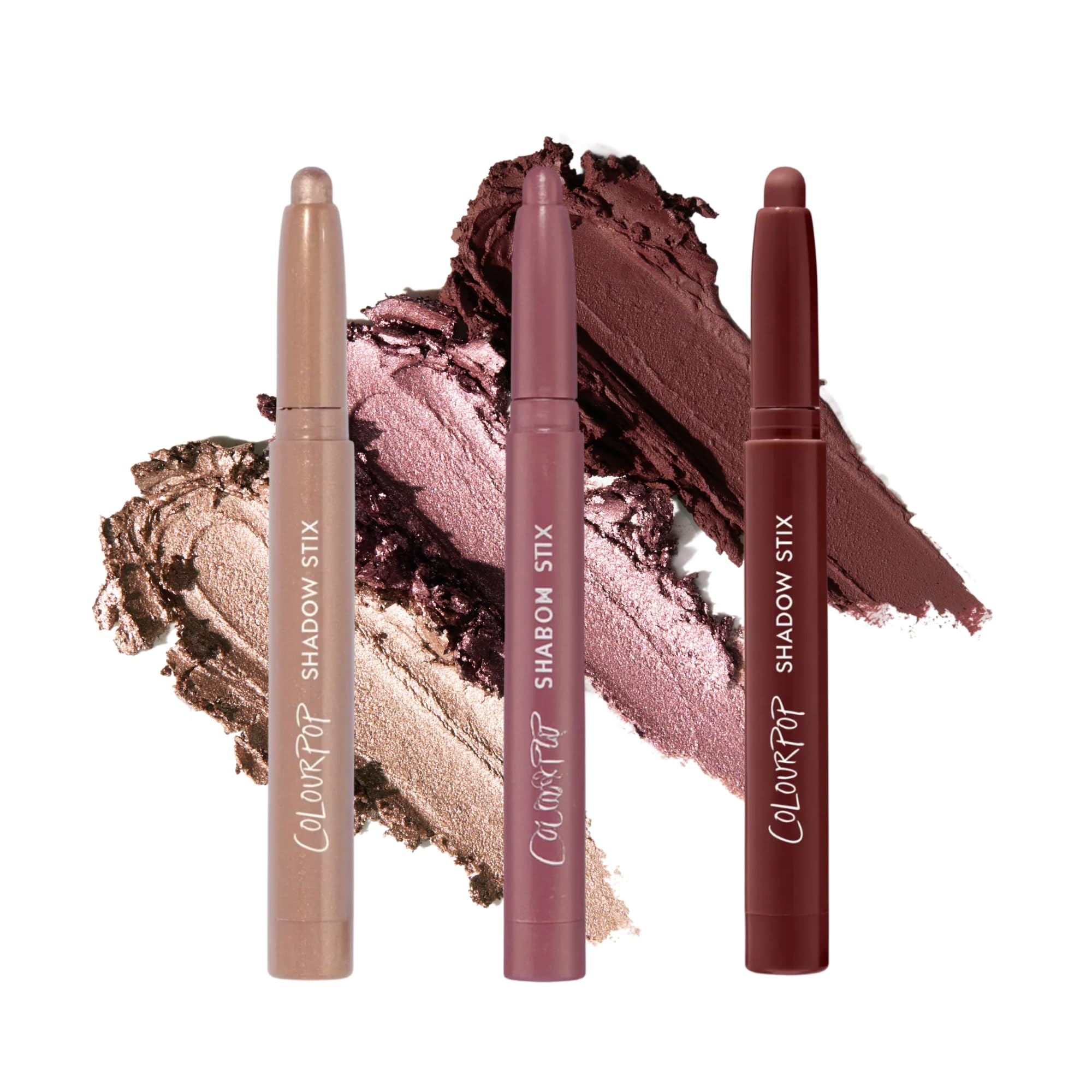 ColourPop Shadow Stix Rose Goals: empaque compacto para viaje y retoques rápidos.