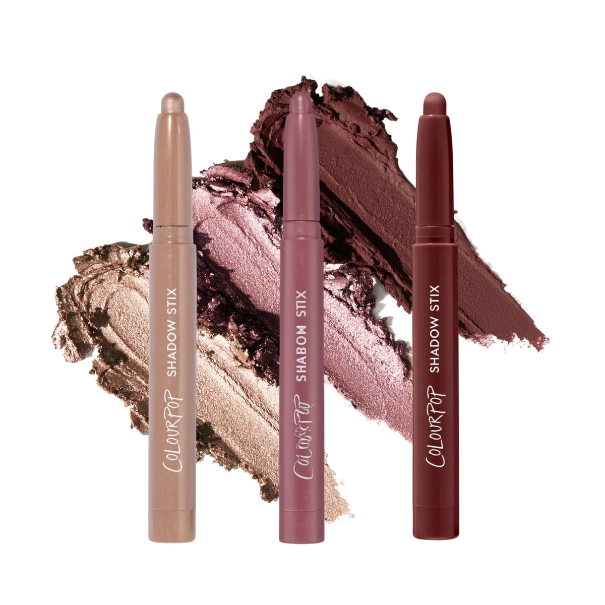 ColourPop Shadow Stix Rose Goals: empaque compacto para viaje y retoques rápidos.