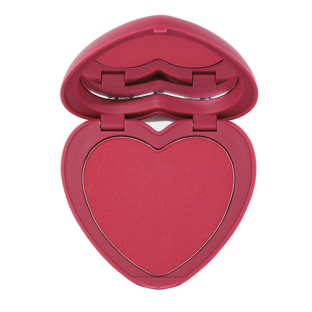 ColourPop Silky Powder Blush, empaque corazón, retoques prácticos en cualquier lugar.