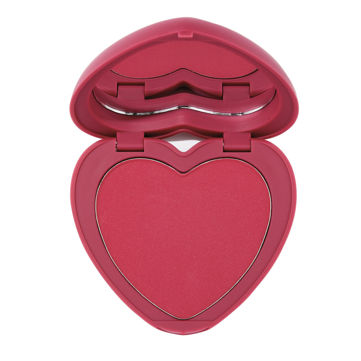 ColourPop Silky Powder Blush, empaque corazón, retoques prácticos en cualquier lugar.