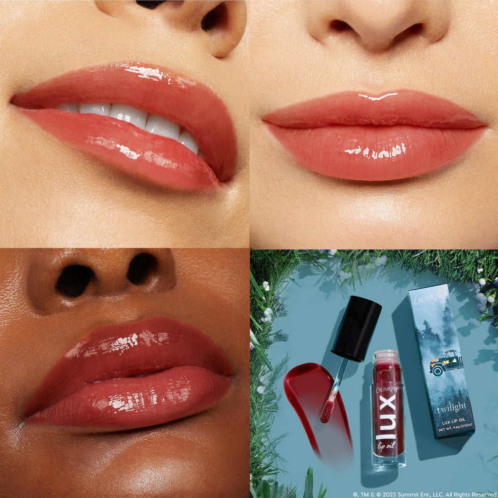 ColourPop Twilight Lux Labial Brillo Transparente para un acabado húmedo sin grasa.