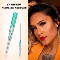 Aguja combofix de acero quirúrgico 316L para piercing confiable.