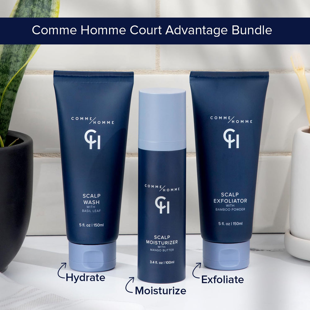 Comme Homme aplicacion suave para cuero cabelludo y cabello