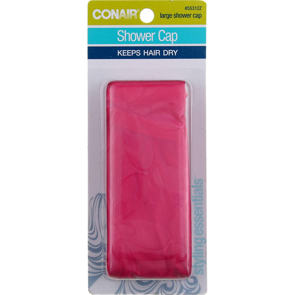 Gorro de ducha grande Conair en rosa ideal para uso diario