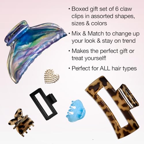 Pinza mariposa de Conair Scunci para estilo con agarre seguro