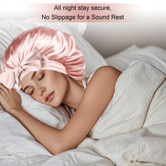 Confvrter bonete de seda para dormir, cinta ajuste mantiene el cabello en su lugar.