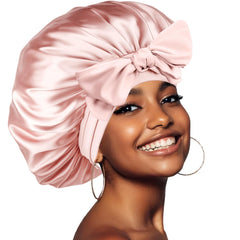 Confvrter bonete de seda para dormir, vista general, suave y cómodo para el cabello.