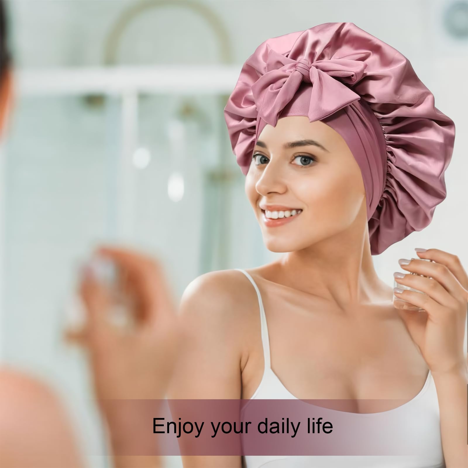 Confvrter gorro con cinta elástica y cierre seguro para un ajuste estable.