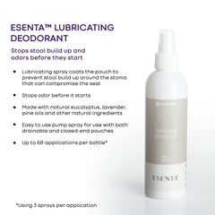 ConvaTec ESENTA spray lubricante interior para facilitar el vaciado