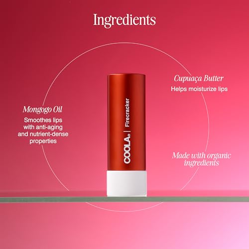 COOLA bálsamo labial mineral tintado, protección suave durante actividades al aire libre.