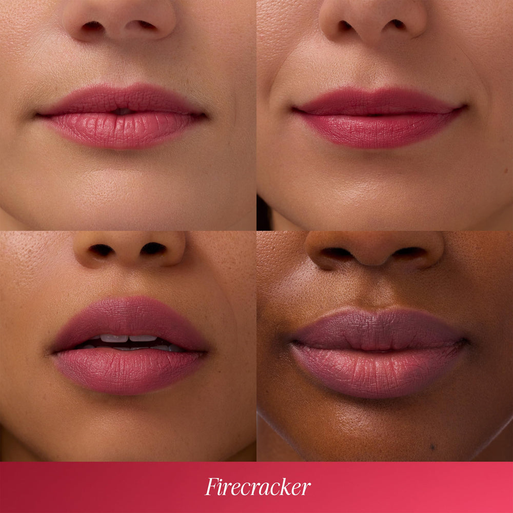 COOLA bálsamo labial tintado, aplicación rápida para color y nutrición.