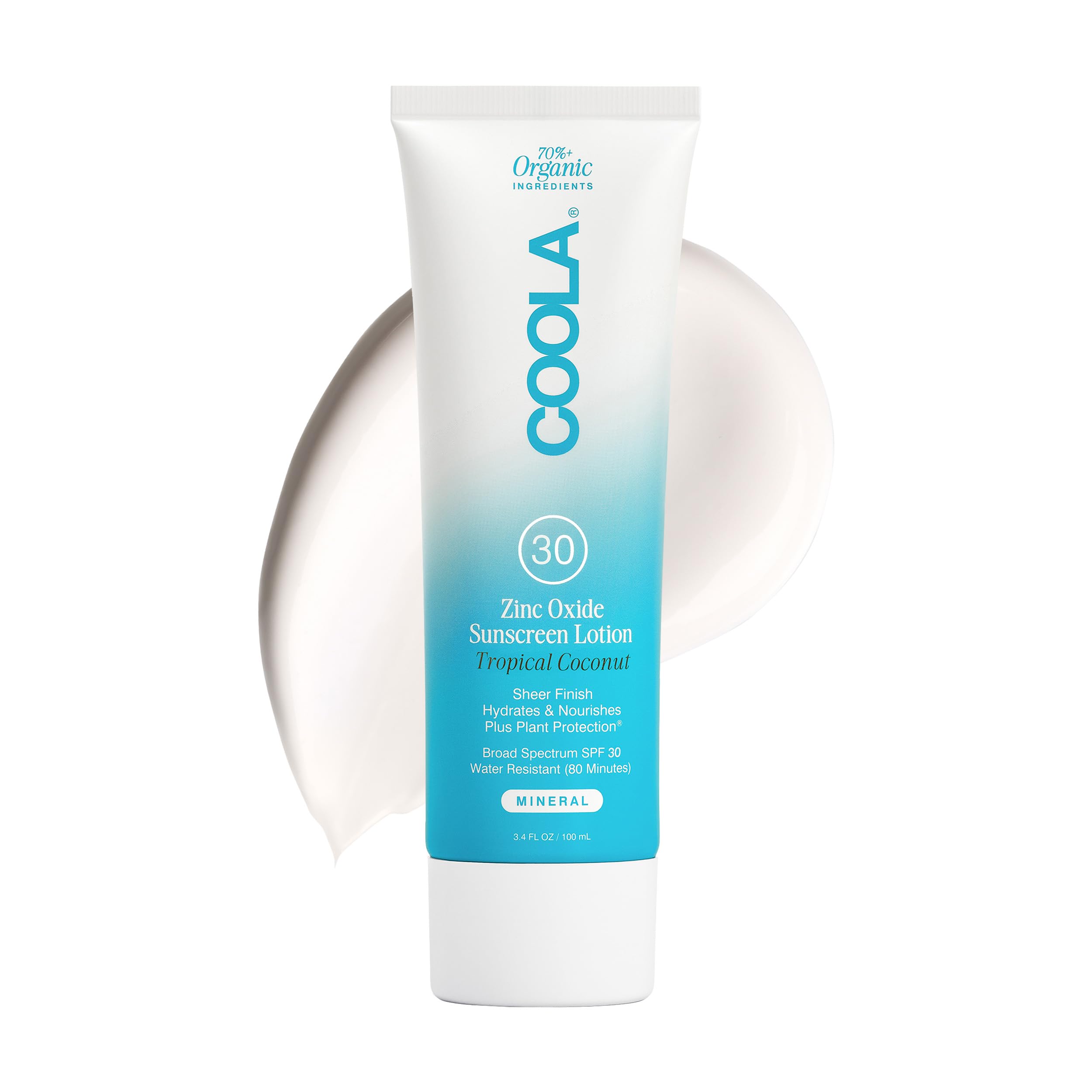 COOLA crema solar corporal SPF30 con aroma tropical coco para uso diario