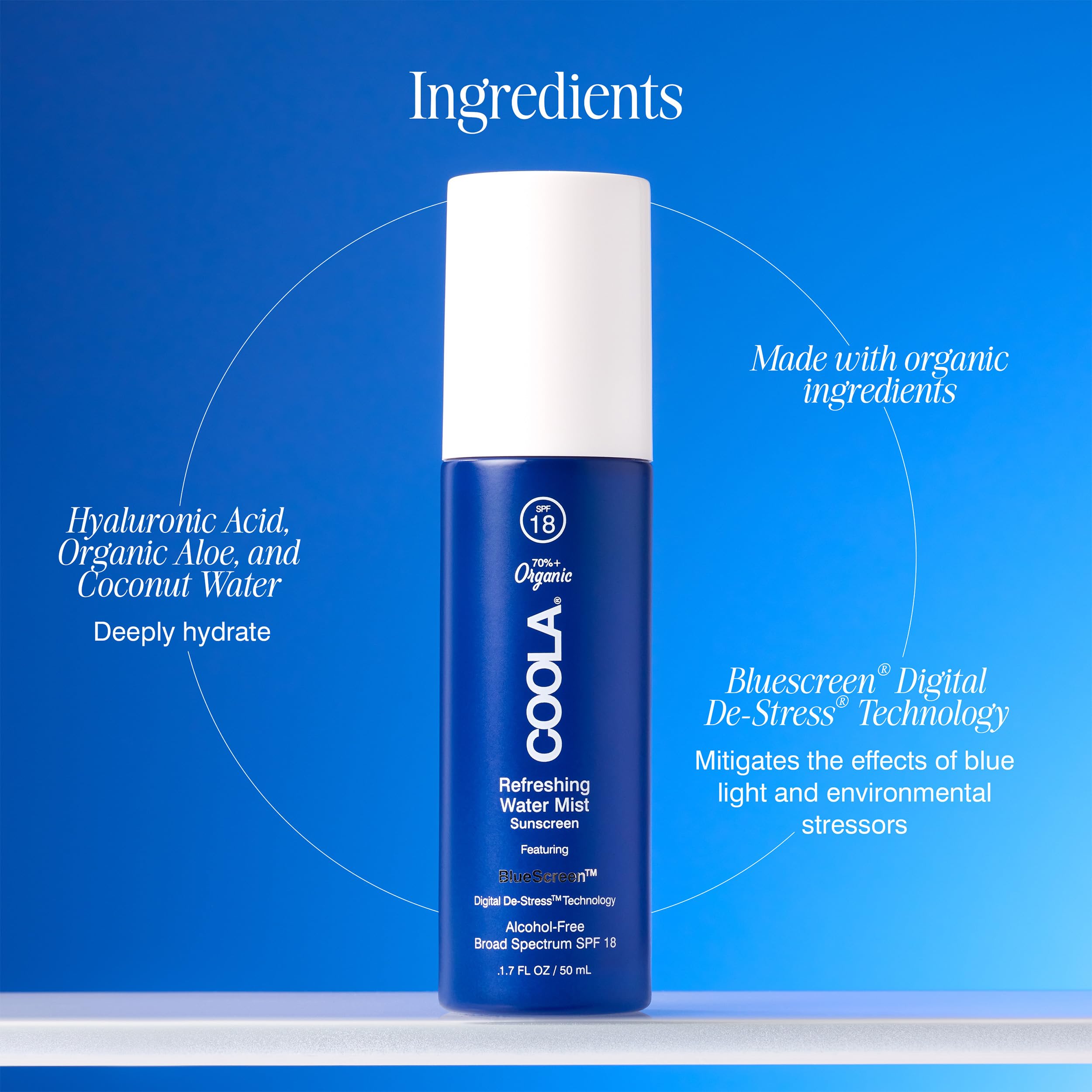 COOLA protección ecológica cumpliendo ley de arrecifes de Hawái y vegan.