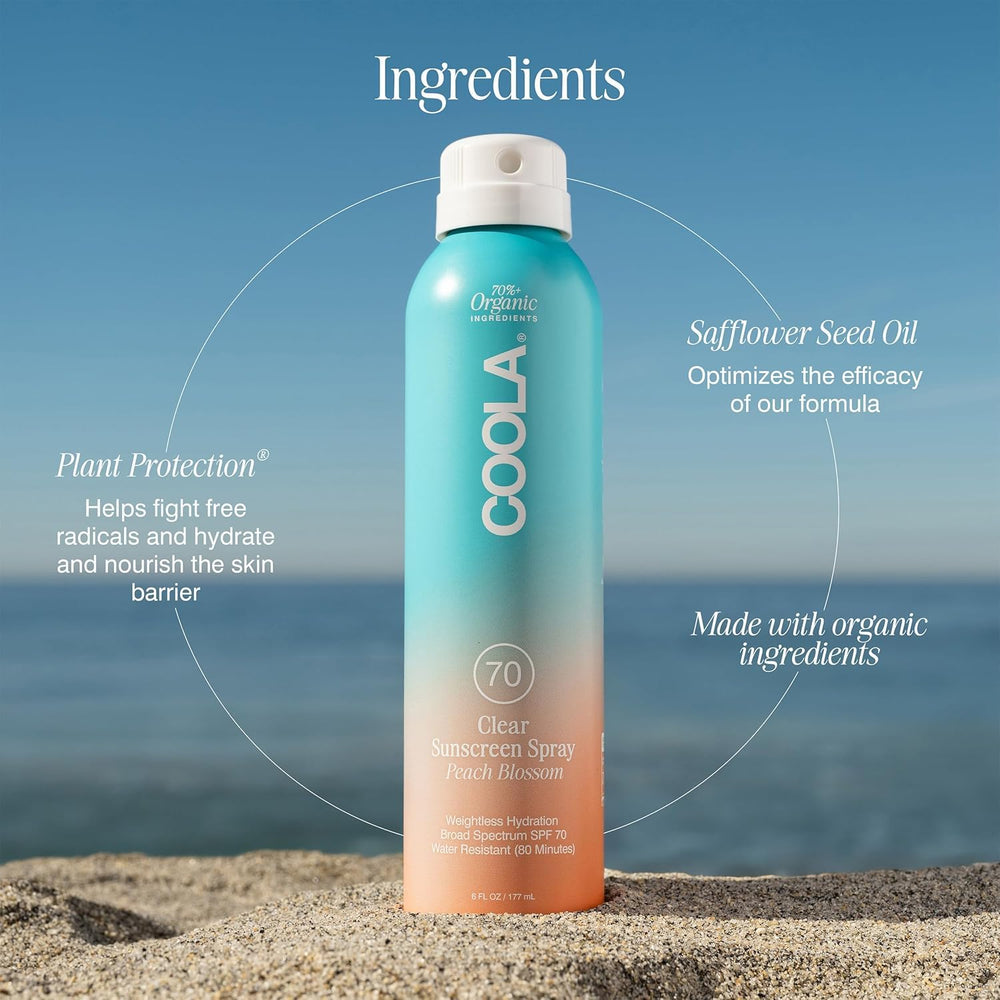COOLA resistente al agua 80 minutos para días activos.