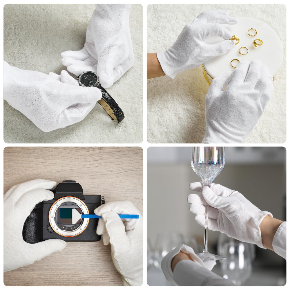Guantes COOLJOB de algodón para catering y servicio profesional.