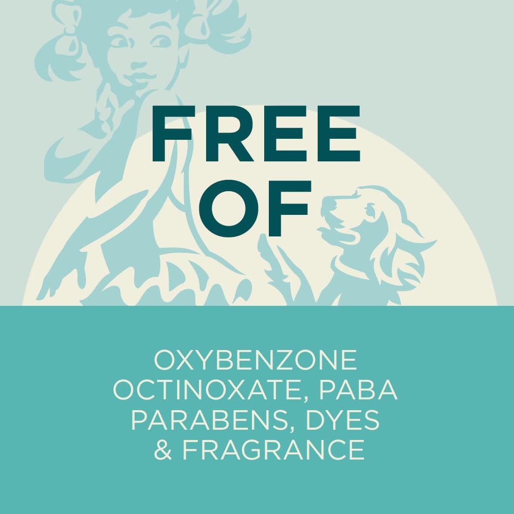 Coppertone Puro y Simple, óxido de zinc para piel sensible, protección mineral suave.