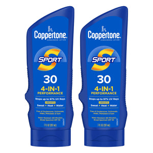 Coppertone Sport SPF 30: pack de dos botellas para exteriores